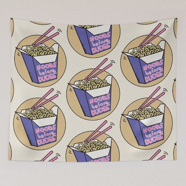 Item preview, Noods Before Dudes designed and sold by NeonSpaceJunk.