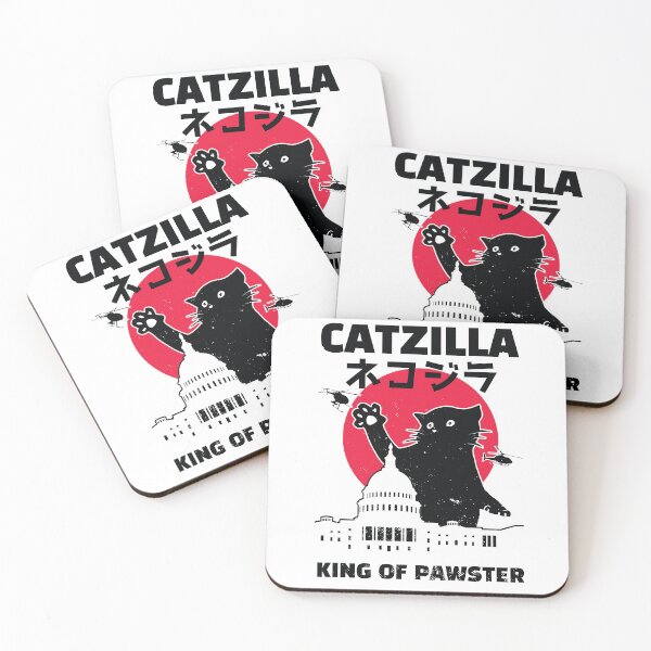 Item preview, Catzilla King of Pawster designed and sold by HiFiTees.