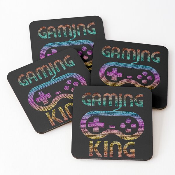 Item preview, Gaming king binary design digital gamepad designed and sold by NerdySherds.