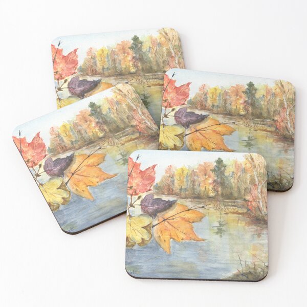 Item preview, "Autumn on the Connecticut River" designed and sold by thedocandcat.