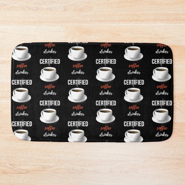 Item preview, Certified Coffee Drinker designed and sold by PinkPandaPress.