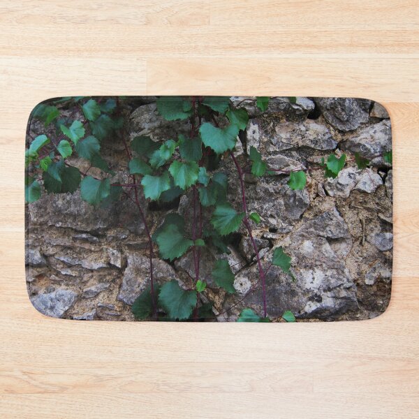 Item preview, Ancient Stone Garden Cobblestone Wall and Vines designed and sold by worldways.