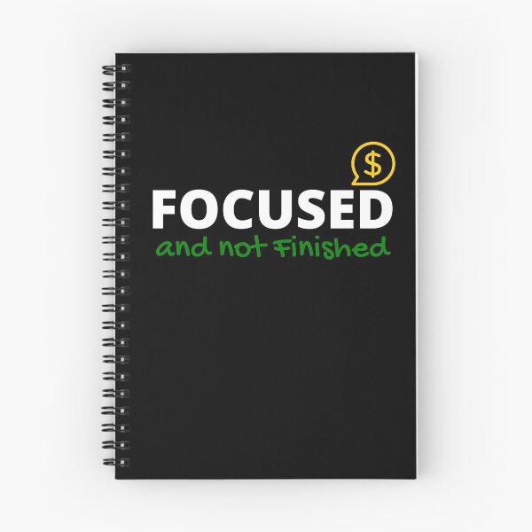 Item preview, Focused and Not Finished Budget Session Goal Setting designed and sold by DebtFreeDesigns.