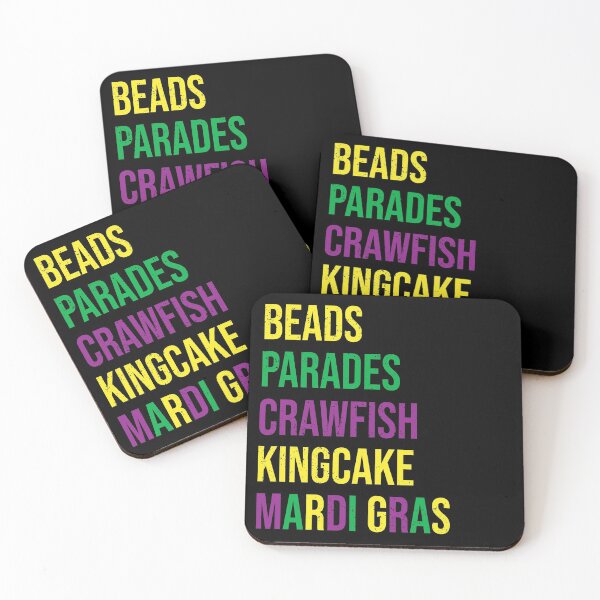 Item preview, Beads Parades Crawfish Kingcake Mardi Gras designed and sold by eulonix.