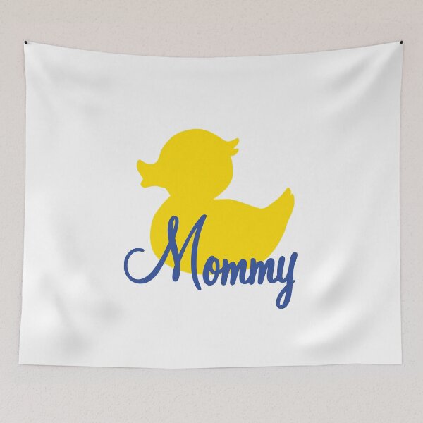 Item preview, Mommy Duck T-Shirt Tee Yellow Blue Mom Mama designed and sold by ArtikIceTees.