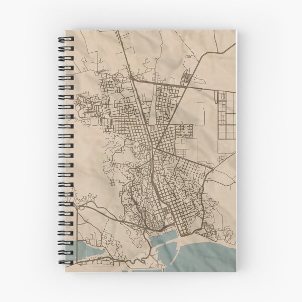 Item preview, Salina Cruz Sepia Map designed and sold by CPTVDesign.