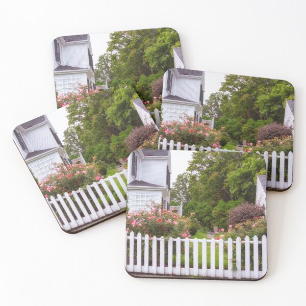 Item preview, Garden and White Picket Fence, New England Style, Maine designed and sold by Yannik Hay.