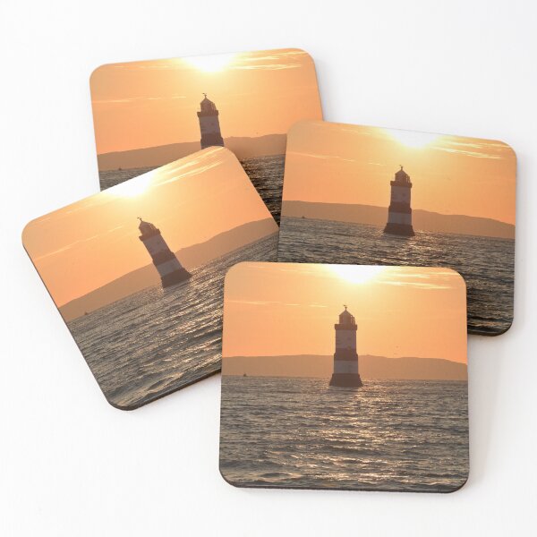 Item preview, Trwyn Du Lighthouse sunrise at Penmon on Anglesey designed and sold by Tim Snow.