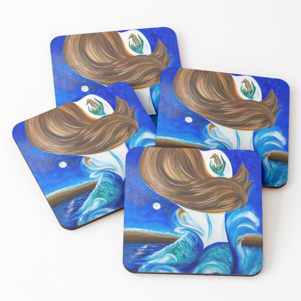 Item preview, Mermaid Under Moon and Stars designed and sold by Linda Sholberg.