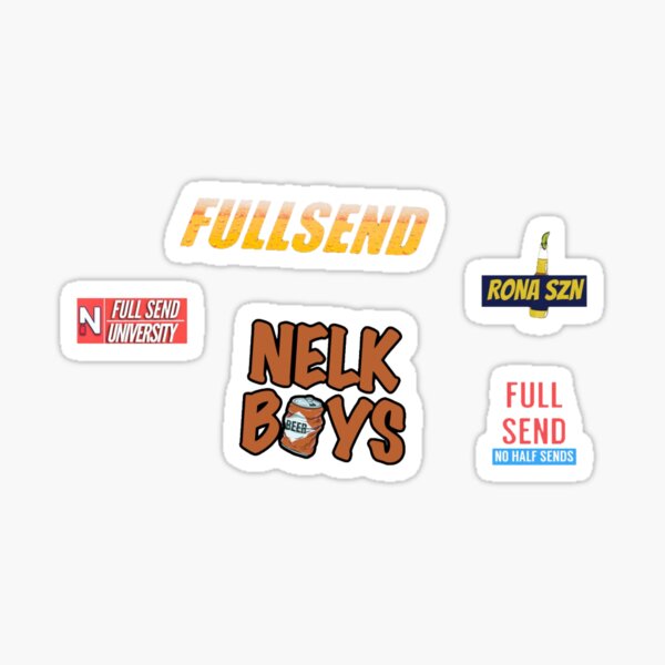 FULL SEND NELK BOYS STICKER SET (5) Sticker