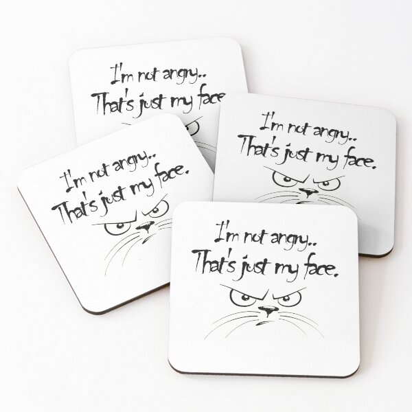 Item preview, I'm not angry.. This is just my face. Cat lover Gift designed and sold by Lounaadam.