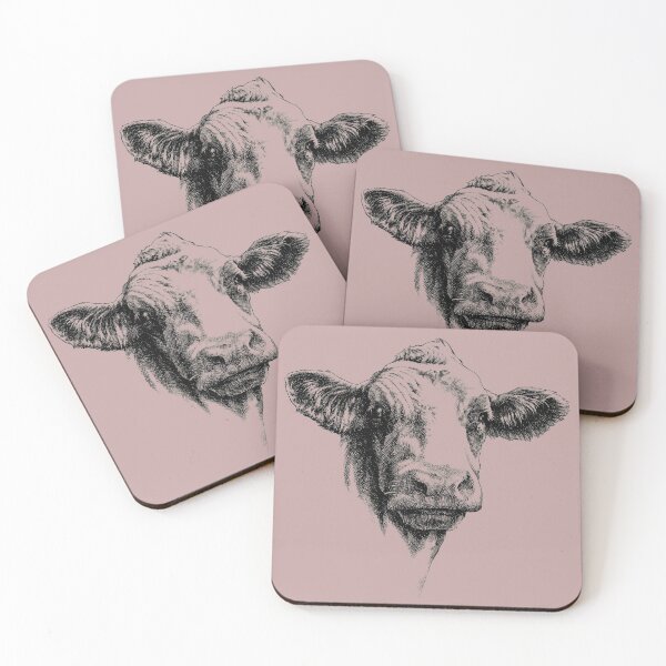 Item preview, Cow Animal Portrait (light background) designed and sold by MMMSdesigns.