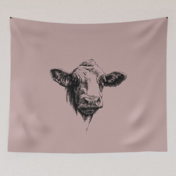 Item preview, Cow Animal Portrait (light background) designed and sold by MMMSdesigns.