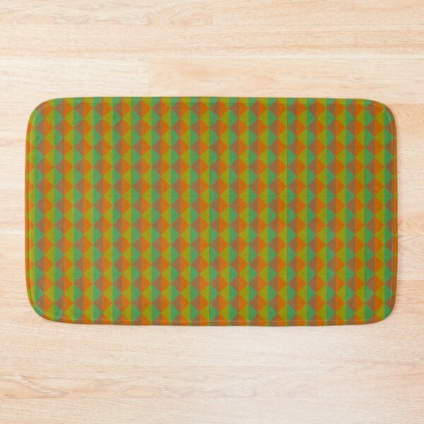 Item preview, Green and brown triangles pattern designed and sold by tetibright.