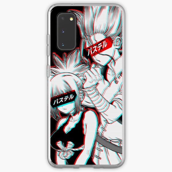 "FOCUS" - Aesthetic Cyberpunk Doctor Stone Senku Design Samsung Galaxy Soft Case
