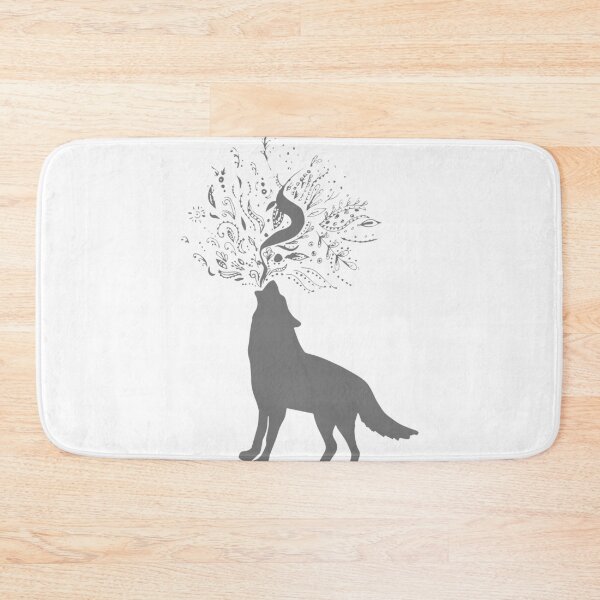 Item preview, Floral Design Howling Wolf T-Shirt  designed and sold by Infinitevibe.