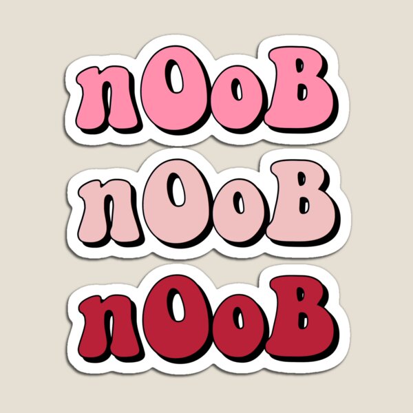Noob Magnets Redbubble - fridge magnet noob roblox