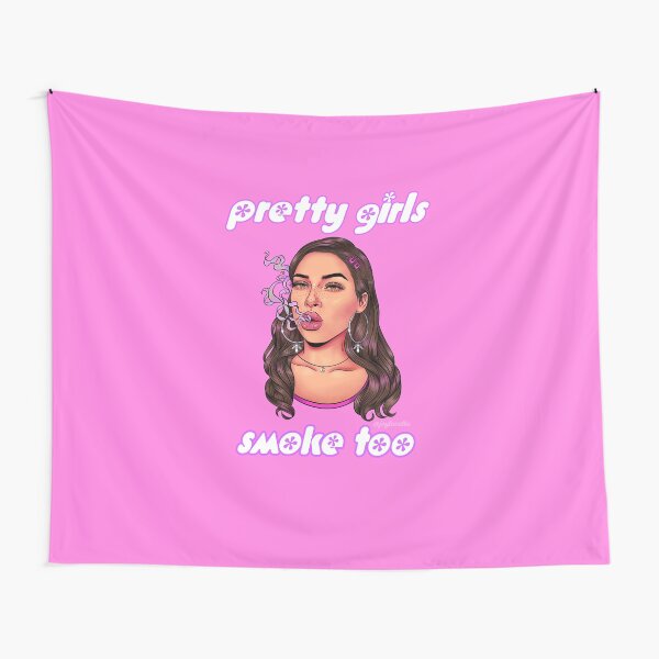 PRETTY GIRLS SMOKE TOO Tapestry