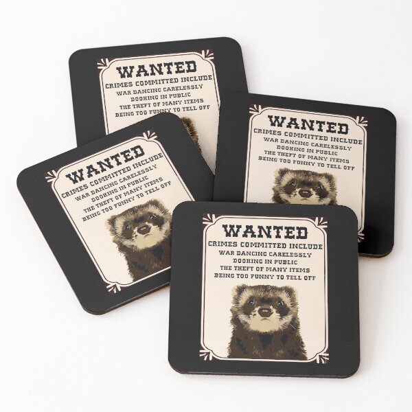 Item preview, Wanted Ferret Gift designed and sold by markstones.
