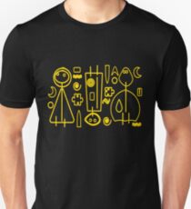 Children yellow graphic design Unisex T-Shirt