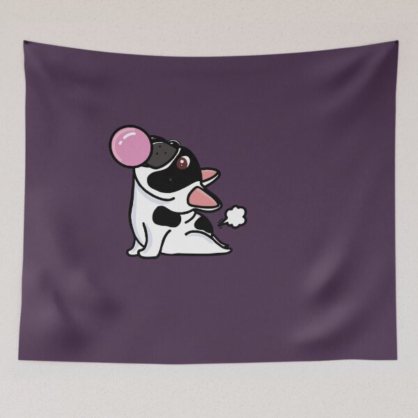 Item preview, Panda French bulldogs bubble gum yoga fart designed and sold by Collagedream.