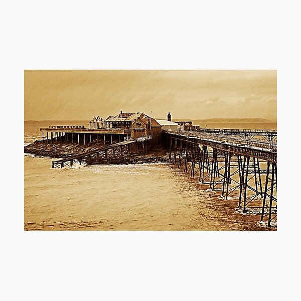 Birnbeck Pier, Weston-Super-Mare, UK Photographic Print