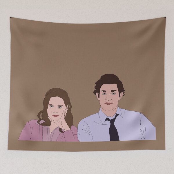 Item preview, jim and pam office confessional outline designed and sold by calamity02.