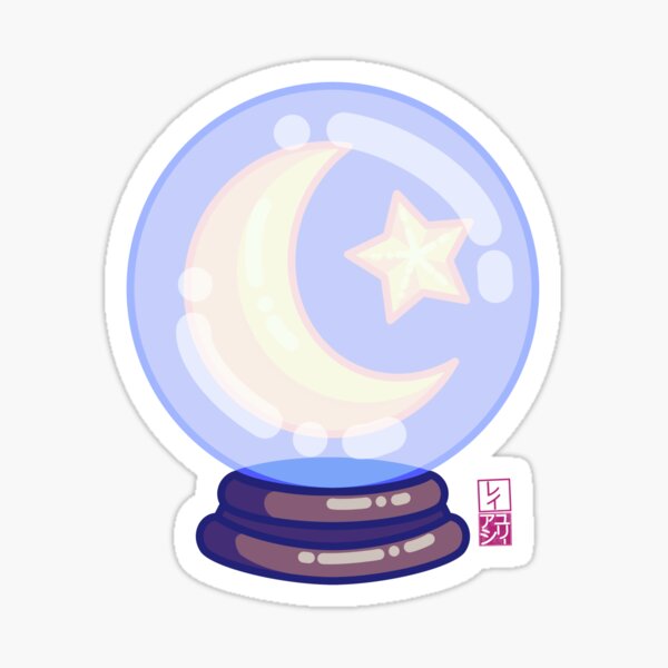 Kawaii Crystal Ball Sticker
