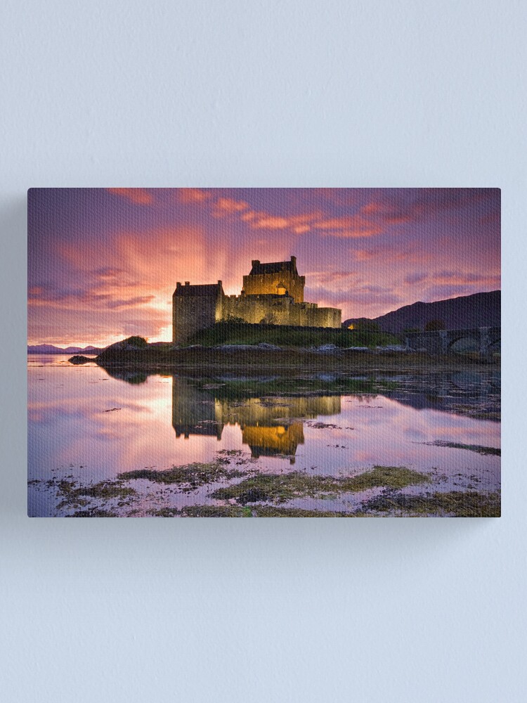 Alternate view of Scotland: Eilean Donan Castle Canvas Print