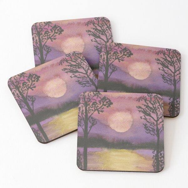 Item preview, Full Moon over water, lake, river designed and sold by cahabacrew.