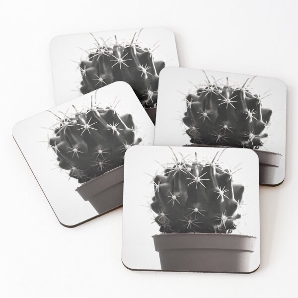 Item preview, cactus black and white designed and sold by Natalie Stark.