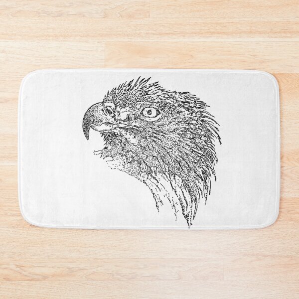 Item preview, eagle, black and white drawing designed and sold by dnparker.