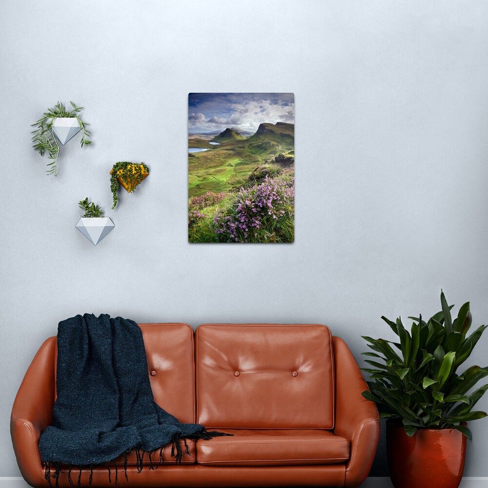 Scotland: My Bonny Heather Metal Print