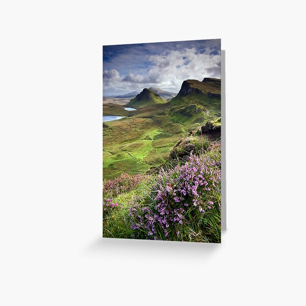 Scotland: My Bonny Heather Greeting Card
