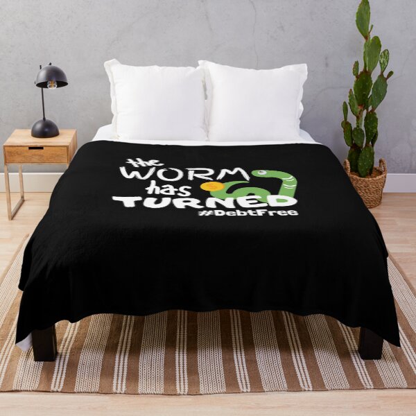 Item preview, The Worm Has Turned, I'm Debt Free designed and sold by DebtFreeDesigns.