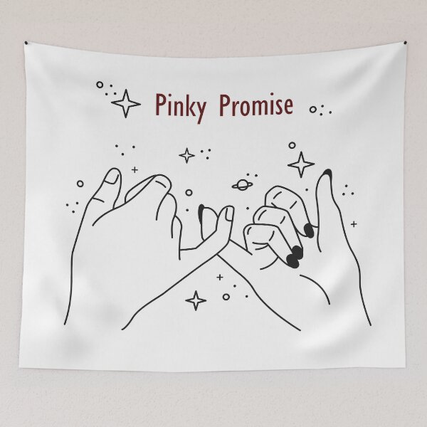 Item preview, Pinky Promise designed and sold by Quiet Mode Studio.