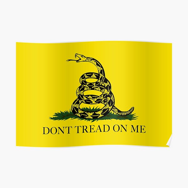 Gadsden Don’t Tread On Me Flag Poster