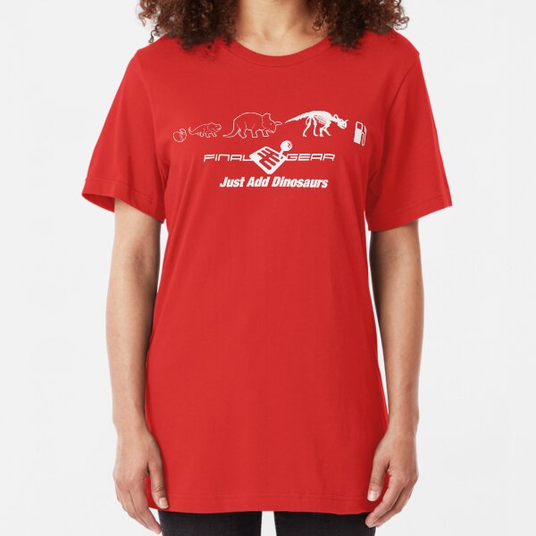 Just Add Dinosaurs Slim Fit T-Shirt