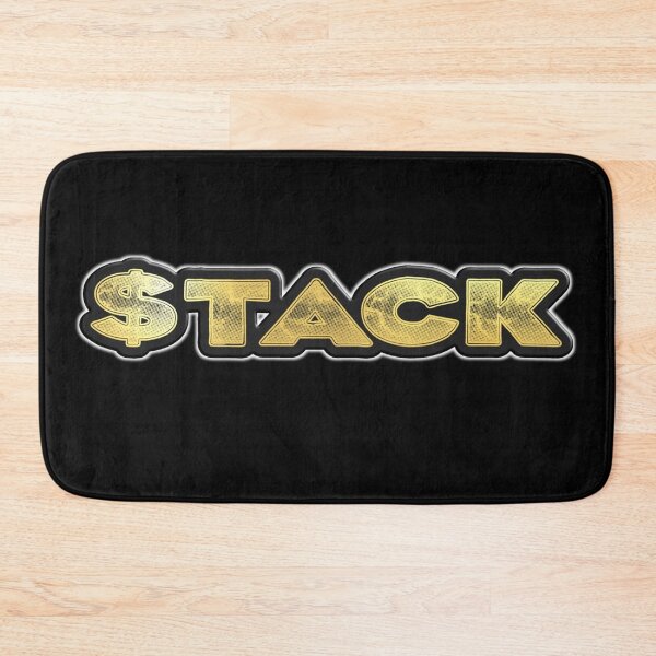 Item preview, Shiny black and gold STACK word design ver.1 designed and sold by smARTwork.