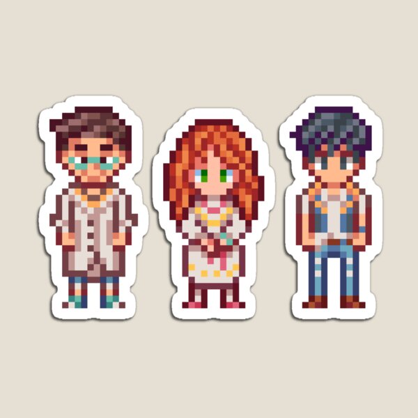 Item preview, MTaP Dr. Xu, Ginger, & Mint (Stardew style pixel art) designed and sold by SuperSarcosmic.