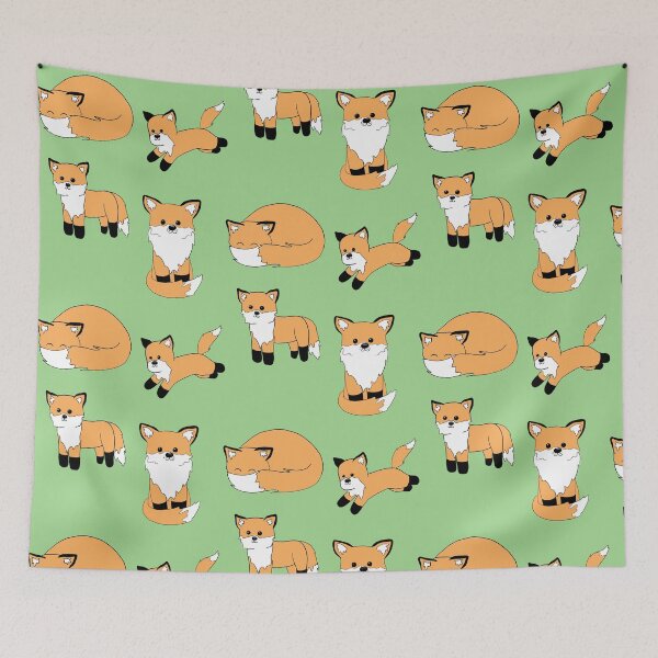 Item preview, Group of Foxes designed and sold by alisadesigns.