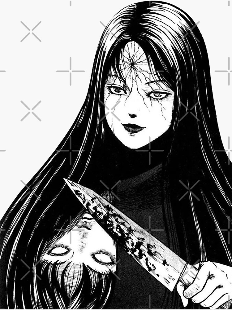 Tomie Junji Ito Sticker For Sale By Humble Hustle Redbubble