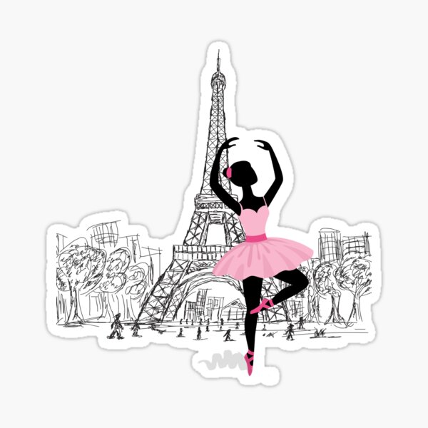 PARIS BALLET DANCER Sticker