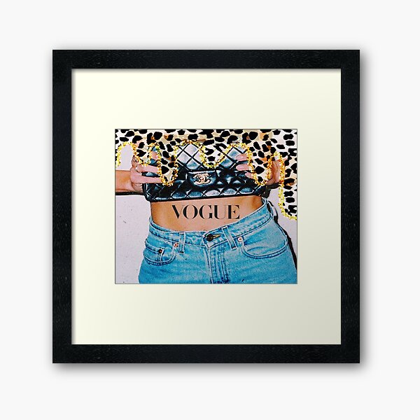 CHEETAH G!RL Framed Art Print
