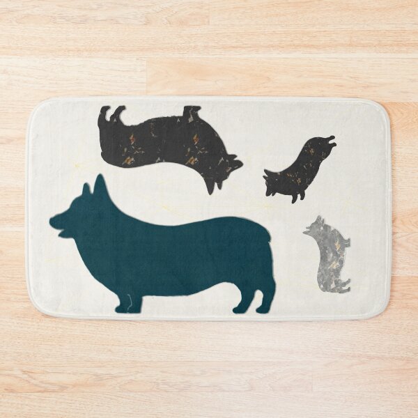 Item preview, : aquacorg : Modern Corgi Silhouettes designed and sold by kmkmonkay.