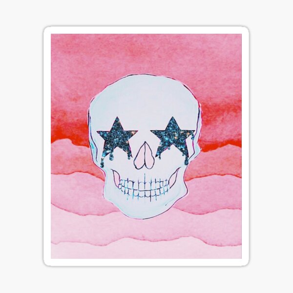 STAR SKULL Sticker