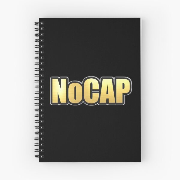 Item preview, Shiny black and gold NoCap word design ver.2 designed and sold by smARTwork.