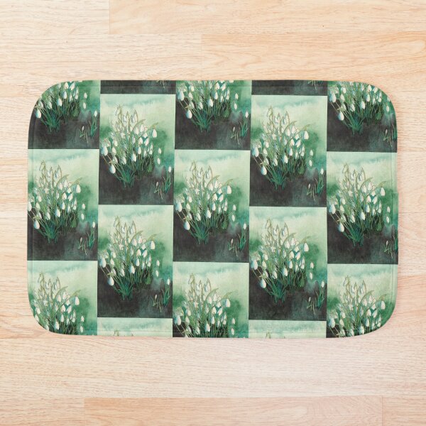 Item preview, campanillas blancas acuarela original designed and sold by esvb.