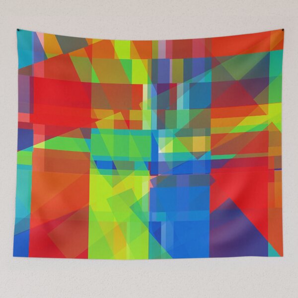 Item preview, Geometric coloured shapes designed and sold by rusthom.