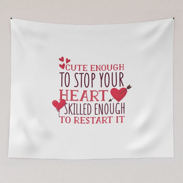 Item preview, Valentine's day saying heart designed and sold by Frergo.